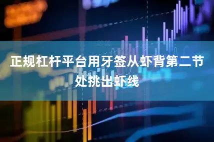 正规杠杆平台用牙签从虾背第二节处挑出虾线