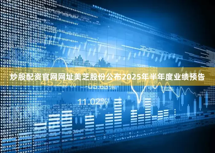 炒股配资官网网址美芝股份公布2025年半年度业绩预告